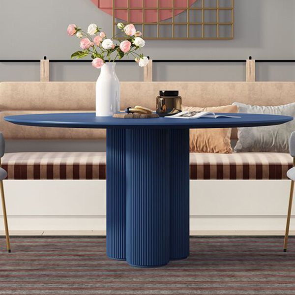 Round Table Dinette Table Contemporary Dinner Room Kitchen Table for Indoor Clearhalo ' dining_table' 'Dining Tables & Seating' 'Dining Tables' 'furn' 'furn_dining_table' 'Furniture' 'furniture_dining_table' 'Kitchen & Dining Furniture' 'kitchen&dining_furn' 'kitchen' 'kitchen_dining_table' 1200x1200_ea16aa05-5fdc-4682-b64f-7171672388a6