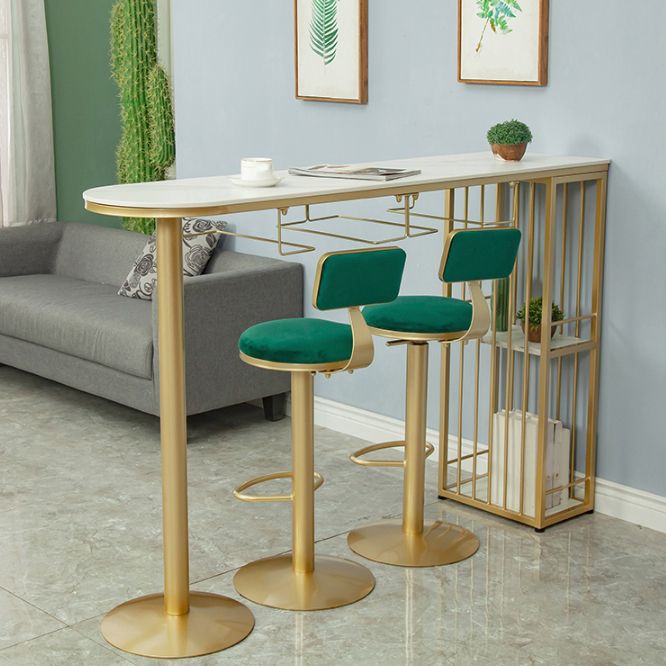 Juego de mesa de pub moderno, mesa de bar de piedra de 1/2/3 piezas con taburetes ajustables