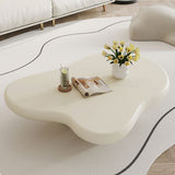 モダンなシングルコーヒーテーブル悲惨なフリーフォーム4脚コーヒーテーブルなし