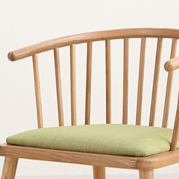 Contemporary Homestay Wood Arm Chair Matte Finish Windsor Back Dining Chair Clearhalo ' kitchen&dining_furn' 'Dining Chairs' 'Dining Tables & Seating' 'dining_chair' 'furn' 'furn_dining_chair' 'Furniture' 'furniture_dining_chair' 'Kitchen & Dining Furniture' 'kitchen' 1200x1200_ea1ce504-0810-4f4c-a657-f4ca7cf99e8e