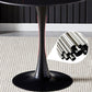 Round Tulip Base Modern Dining Table Two-Color Fixed Table with Sintered Stone Clearhalo ' dining_table' 'Dining Tables & Seating' 'Dining Tables' 'furn' 'furn_dining_table' 'Furniture' 'furniture_dining_table' 'Kitchen & Dining Furniture' 'kitchen&dining_furn' 'kitchen' 'kitchen_dining_table' 1200x1200_ea1e66ae-8353-4de9-9d4c-e45efe27fe8d