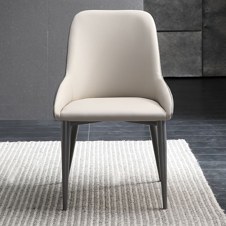 Contemporary Style Metal Dining Chair Dining Parsons Arm Side Chairs for Kitchen Clearhalo ' kitchen&dining_furn' 'Dining Chairs' 'Dining Tables & Seating' 'dining_chair' 'furn' 'furn_dining_chair' 'Furniture' 'furniture_dining_chair' 'Kitchen & Dining Furniture' 'kitchen' 1200x1200_ea1ff515-c74f-4deb-9fc1-0f3bc475052c