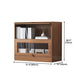 Contemporary Barrister Brown Bookshelf Engineered Wood Closed Back Shelf with Door Clearhalo 'Bookcases' 'furn' 'furn_bookcases' 'Furniture' 'furniture_bookcases' 'kitchen' 'kitchen_bookcases' 'Living Room Furniture' 'Office Furniture' 1200x1200_ea200c25-5002-4017-910d-269f55d09359