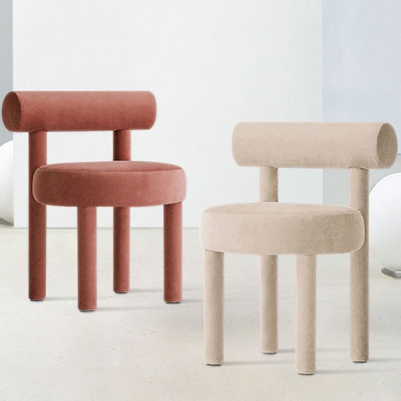 Modern Style Side Chair Upholstered Open Back Armless Dining Chair for Home Clearhalo 'Dining Chairs' 'Dining Tables & Seating' 'dining_chair' 'furn' 'furn_dining_chair' 'Furniture' 'Kitchen & Dining Furniture' 1200x1200_ea20712a-b206-4f5c-b14f-111a02472174