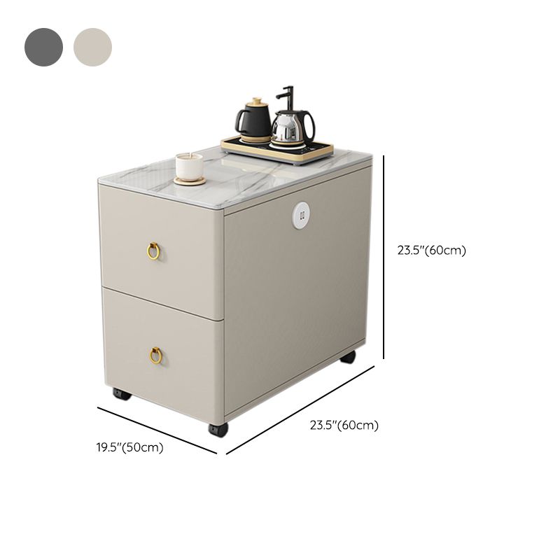 Tavolo da snack estremo del rettangolo contemporaneo con cassetti di archiviazione