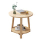 Contemporary Style Side End Table Wooden Round Sofa Side Accent Table