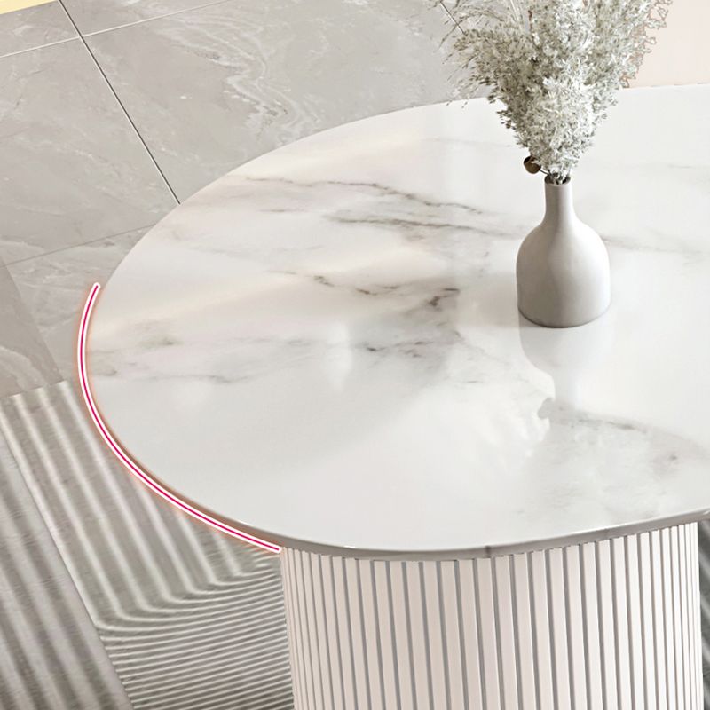 Glam Stone Writing Desk Acrylic Pedestal Office Desk with 3 Drawers Clearhalo 'furn' 'furn_office_desk' 'Furniture' 'Office Desks' 'Office Furniture' 'office_desk' 1200x1200_ea21bf8e-0129-488b-bc42-f9ff6ac40acf