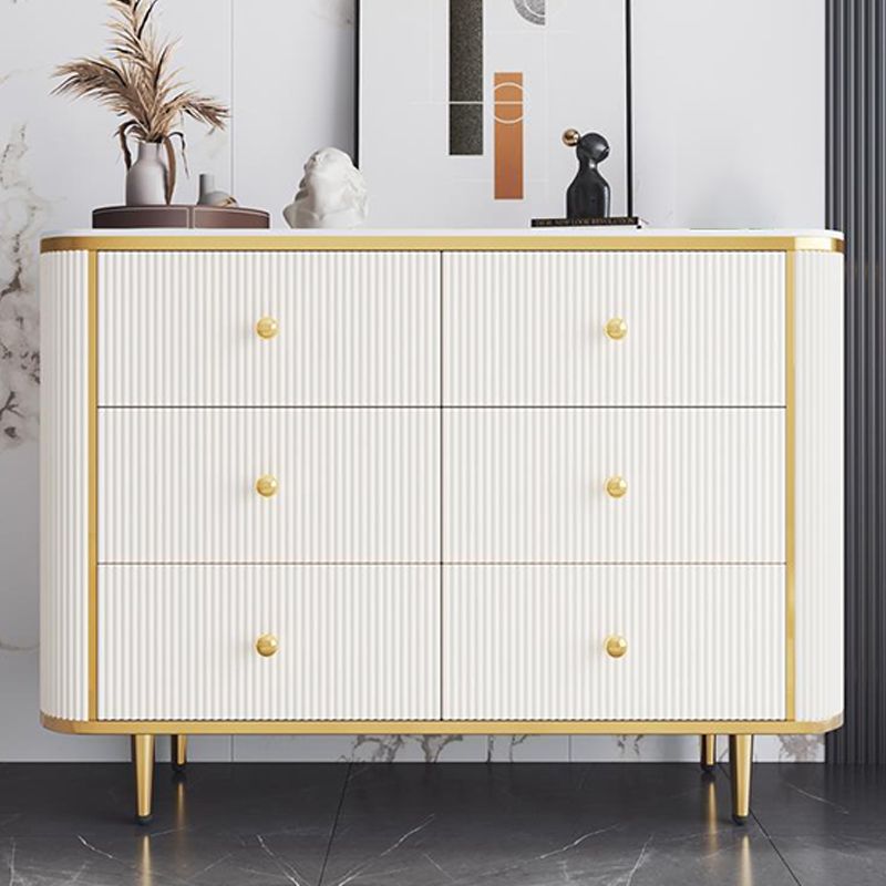 Glam Stone Bedroom Chest White 15" Wide Storage Chest with Drawers Clearhalo 'Bedroom Furniture' 'Dressers & Chests' 'dressers_chests' 'furn' 'furn_dressers_chests' 'Furniture' 1200x1200_ea21dcbe-a14e-4572-9a1a-ca4650515672