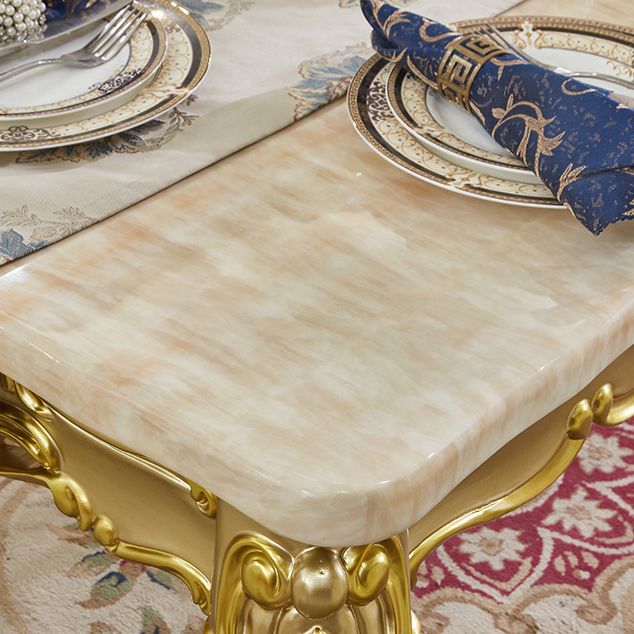 ビクトリア長方形のテーブルセット1/2/5/7ピース自宅で使用するためのダイニングセット