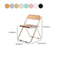 Industrial Style Folding Side Chair for Home Plastic Dining Armless Chair Clearhalo 'Dining Chairs' 'Dining Tables & Seating' 'dining_chair' 'furn' 'furn_dining_chair' 'Furniture' 'furniture_dining_chair' 'Kitchen & Dining Furniture' 1200x1200_ea2759ef-ebf5-47fc-96e8-757af40e6f1a