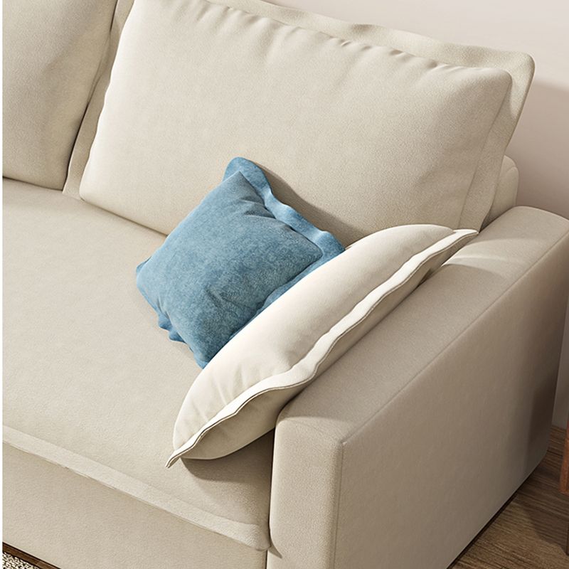 Beige Modern Loose Back Sofa Bed Standard Square Arm Sofa Bed Clearhalo 'furn' 'furn_sofas' 'Furniture' 'Living Room Furniture' 'Sofa' 'sofas' 1200x1200_ea29f6be-2ce3-4166-b4c6-55ed64ae896b