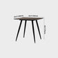 Industrial Style Dining Table Brown 4 Legs Dining Table with Black Frame Clearhalo ' dining_table' 'Dining Tables & Seating' 'Dining Tables' 'furn' 'furn_dining_table' 'Furniture' 'furniture_dining_table' 'Kitchen & Dining Furniture' 'kitchen&dining_furn' 'kitchen' 'kitchen_dining_table' 1200x1200_ea2ab98b-135a-4d80-b25d-fc782aa72ce6