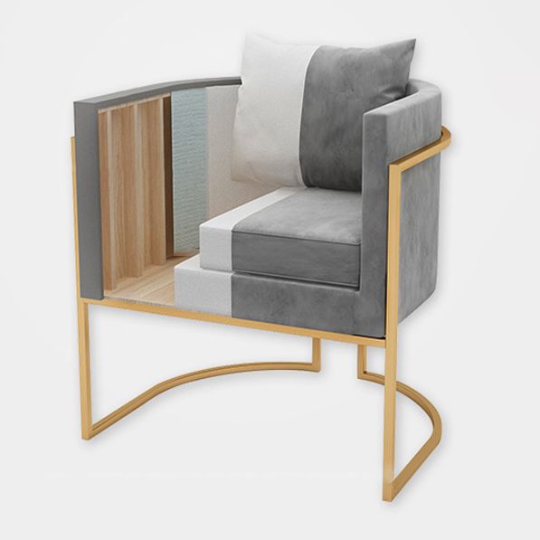 Glam Style Sintered Stone White Dining Room Set with Round Table Formal Dining Table Furniture Clearhalo 'Dining Room Sets' 'Dining Tables & Seating' 'dining_room_set' 'furn' 'furn_dining_room_set' 'Furniture' 'furniture_dining_room_set' 'Kitchen & Dining Furniture' 'kitchen&dining_furn' 'kitchen' 1200x1200_ea2bdd47-0c3c-4c05-aeee-8cccb2f06b86