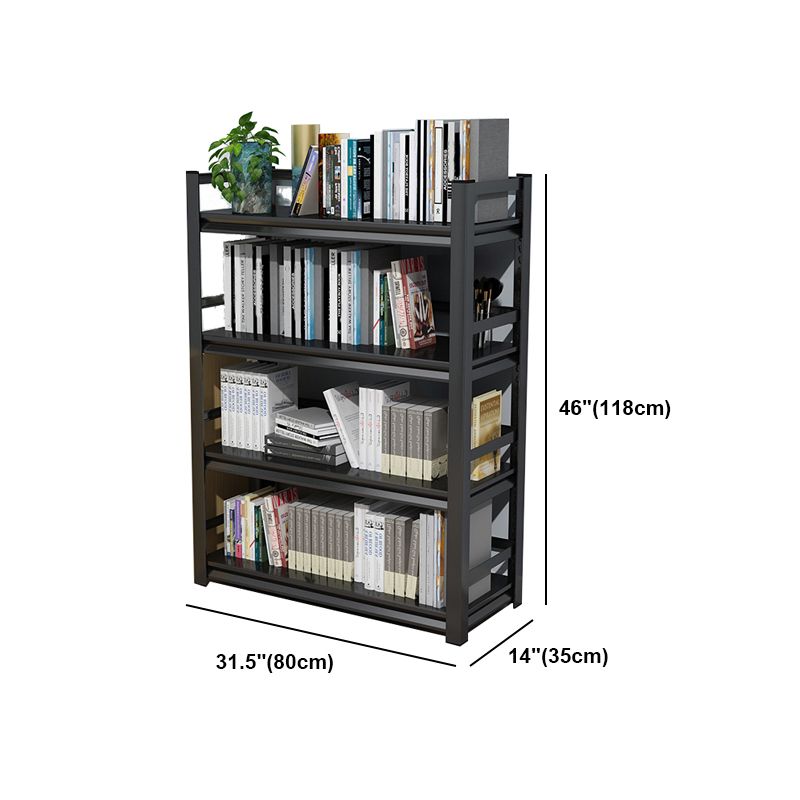 Metal Open Etagere Bookshelf Black Industrial Vertical Bookshelf for Home Clearhalo 'Bookcases' 'furn' 'furn_bookcases' 'Furniture' 'furniture_bookcases' 'kitchen' 'kitchen_bookcases' 'Living Room Furniture' 'Office Furniture' 1200x1200_ea2e951c-719e-412c-8f9a-8b755fd67dde