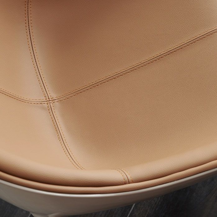 Chaise de salle à manger en métal contemporain meubles letéraux en arrière en finition mate pour la maison