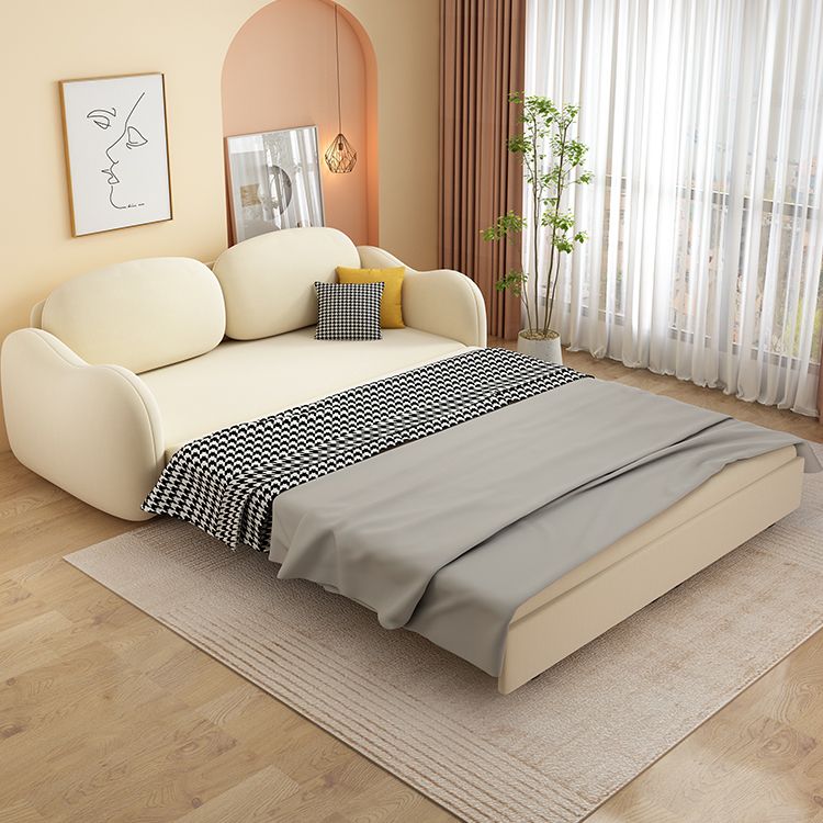 32 "divano scandinavo largo cuscino bianco futon incluso divano dormiente