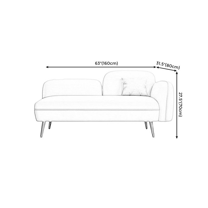 Grey/Blue/Pink Velvet Sofa 55.12"/63" Wide Square Arm Loveseat Clearhalo 'furn' 'furn_sofas' 'Furniture' 'furniture_sofas' 'kitchen' 'kitchen_sofas' 'Living Room Furniture' 'Sofa' 'sofas' 1200x1200_ea317933-5bae-4487-afe1-098dacac0ca8