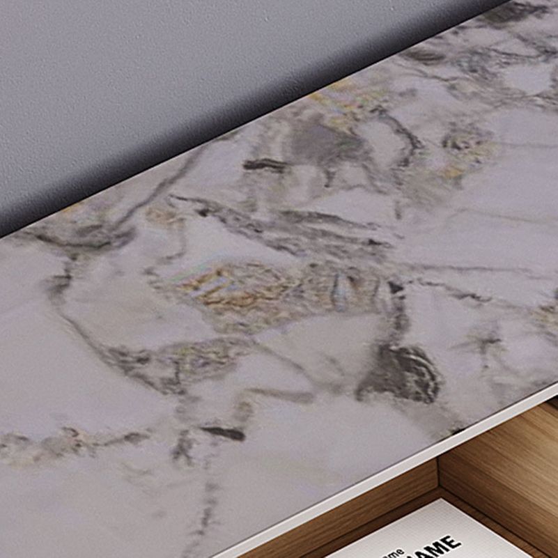 Glam TV Console Stone Media Console Enclosed Storage Console with Drawers for Home Clearhalo 'furn' 'furn_tv_stands_entertainment_centers' 'Furniture' 'Living Room Furniture' 'TV Stands & Entertainment Centers' 'TV Stands & Media Storage Furniture' 'tv_stands_entertainment_centers' 1200x1200_ea32dbe0-1133-4fb7-8e64-4dea374972cb