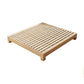 Scandinavian 9.84 " Tall Solid Color Wooden Platform Bed Frame Clearhalo 'Bedroom Furniture' 'Beds' 'furn' 'furn_beds' 'Furniture' 1200x1200_ea359c01-834e-4145-9372-5aff01ead0e7