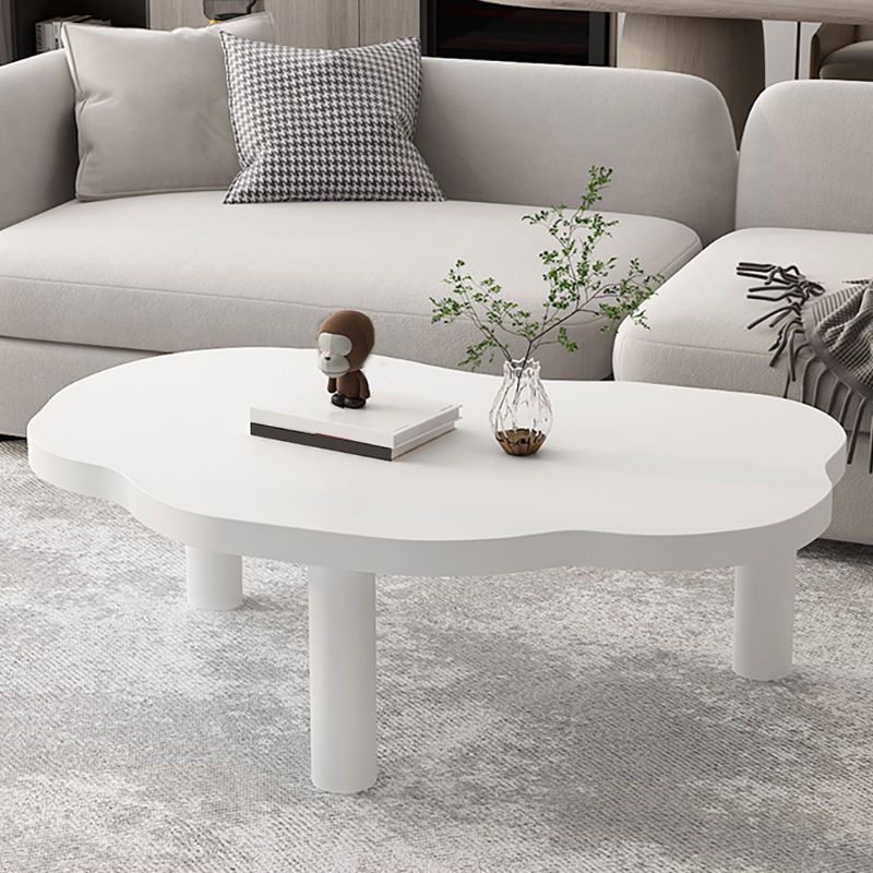 Nordic Style Free Shape Solid Wood 3 Legs Base Design Coffee Table Clearhalo 'Coffee & Accent Tables' 'Coffee Tables' 'coffee_tables' 'furn' 'furn_coffee_tables' 'Furniture' 'Living Room Furniture' 1200x1200_ea36526e-41c2-4440-9776-7cf986d2e7a0