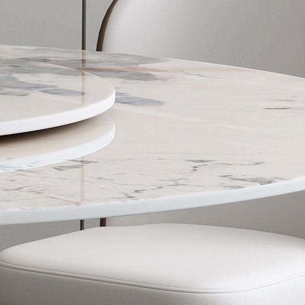 Rotatable Sintered Stone Dining Table Modern Round Table with Metal Pedestal Clearhalo ' dining_table' 'Dining Tables & Seating' 'Dining Tables' 'furn' 'furn_dining_table' 'Furniture' 'furniture_dining_table' 'Kitchen & Dining Furniture' 'kitchen&dining_furn' 'kitchen' 'kitchen_dining_table' 1200x1200_ea3a73f0-736d-4f2c-abed-4315d86ae096