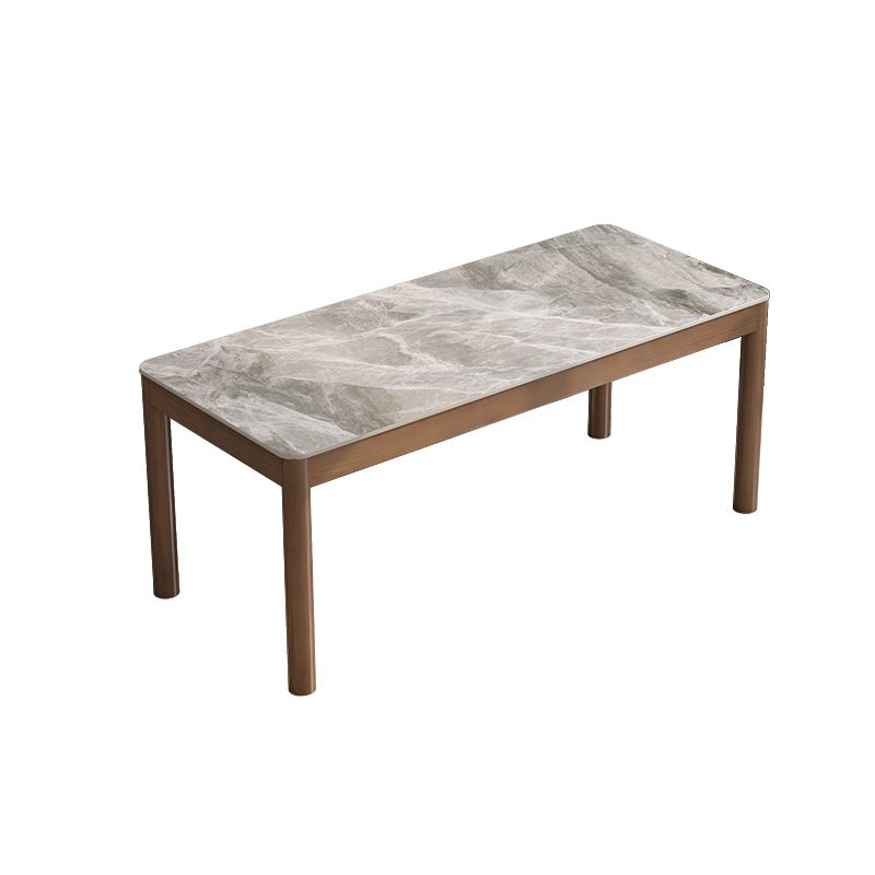 Rectangular Shaped Office Desk 4 Legs Writing Desk in Brown for Home Clearhalo 'furn' 'furn_office_desk' 'Furniture' 'Office Desks' 'Office Furniture' 'office_desk' 1200x1200_ea3ae149-4fa4-4e3d-bc5d-ba1ea33f7d4d