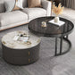 Round Tropical Coffee Table Storage 2 Nesting Coffee Table Set Clearhalo 'Coffee & Accent Tables' 'Coffee Tables' 'coffee_tables' 'furn' 'furn_coffee_tables' 'Furniture' 'Living Room Furniture' 1200x1200_ea3f3e8d-d044-4573-90d9-b4e94ac17960
