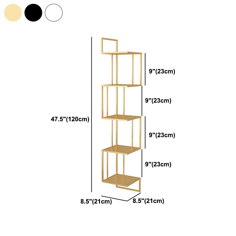 Closed Back Bookshelf Contemporary Style Wall Mounted Bookcase for Office Home Study Room Clearhalo 'Bookcases' 'furn' 'furn_bookcases' 'Furniture' 'furniture_bookcases' 'kitchen' 'kitchen_bookcases' 'Living Room Furniture' 'Office Furniture' 1200x1200_ea449428-d21e-4cff-a571-48701ce12ce5