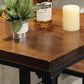 Pine Wood Bar Dining Table Industrial Bar Table with 4 Legs Base for Cafe Milk Tea Shop Clearhalo 'Bar Furniture' 'Bar Tables' 'bar_tables' 'Furniture' 'furniture_bar_tables' 'Kitchen & Dining Furniture' 1200x1200_ea453f7b-08e9-40a7-95db-bbe985daaa6b