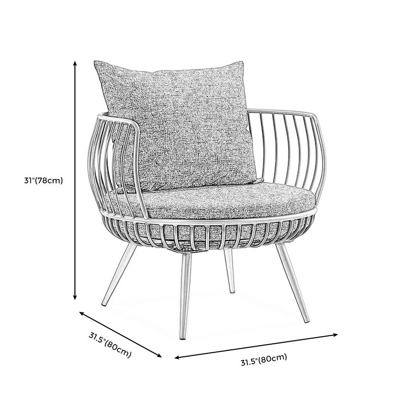 Scandinavian Golden Frame Sofa with Pillow Back Cushion for Living Room Clearhalo 'furn' 'furn_sofas' 'Furniture' 'Living Room Furniture' 'Sofa' 'sofas' 1200x1200_ea4801e0-08ea-469c-9bdb-530861706441