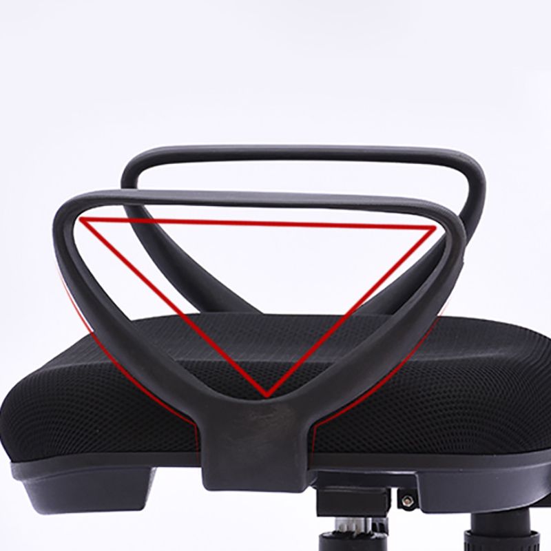 Contemporary Arm Chair Fixed Arm Adjustable Seat Height Swivel Office Chair Clearhalo 'furn' 'furn_office_chair' 'Furniture' 'Office Chairs' 'Office Furniture' 'office_chair' 1200x1200_ea4ad78c-1ac7-48e3-bae0-8d695053e858