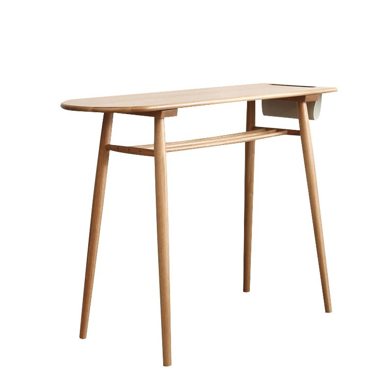 Solid Wood Top Bar Counter Contemporary Bar Counter with 4 Legs Clearhalo 'Bar Furniture' 'Bar Tables' 'bar_tables' 'Furniture' 'furniture_bar_tables' 'Kitchen & Dining Furniture' 1200x1200_ea4afa92-e77f-433f-a208-b87f9227ac5b