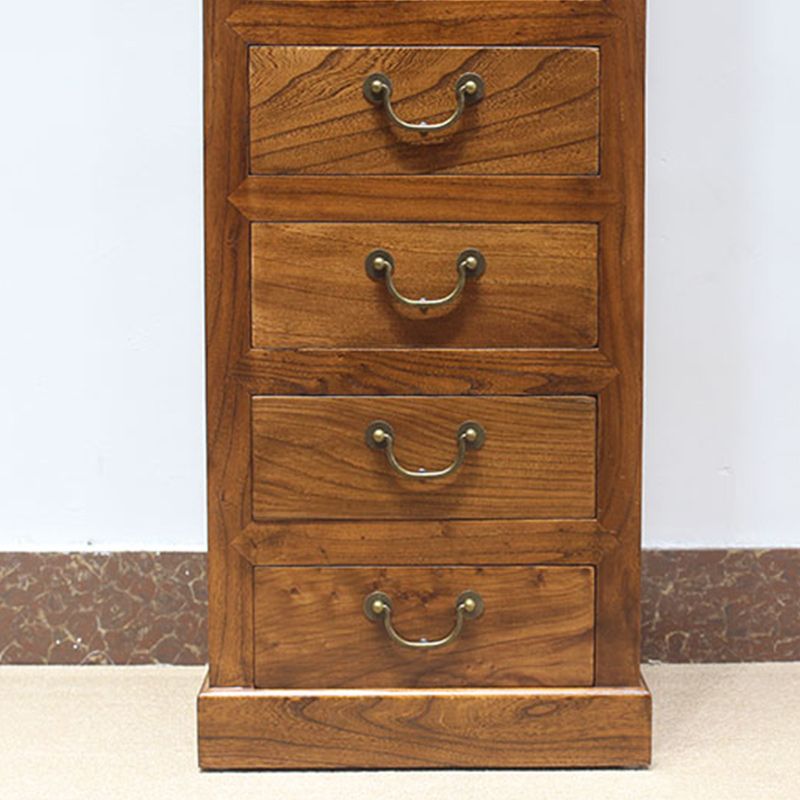 74.8" Tall 4 -drawer Accent Cabinet Solid Wood Glass Paned Chest Clearhalo 'Cabinets & Chests' 'cabinets_chests' 'furn' 'furn_cabinets_chests' 'Furniture' 'Living Room Furniture' 1200x1200_ea4c0c65-ab12-4761-a82c-3dd1cbd8995d