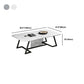 Rectangle Stone Top Coffee Table with Black Metal Trestle Base Clearhalo 'Coffee & Accent Tables' 'Coffee Tables' 'coffee_tables' 'furn' 'furn_coffee_tables' 'Furniture' 'Living Room Furniture' 1200x1200_ea4cf179-c929-44e9-b2df-9f9ad296a055