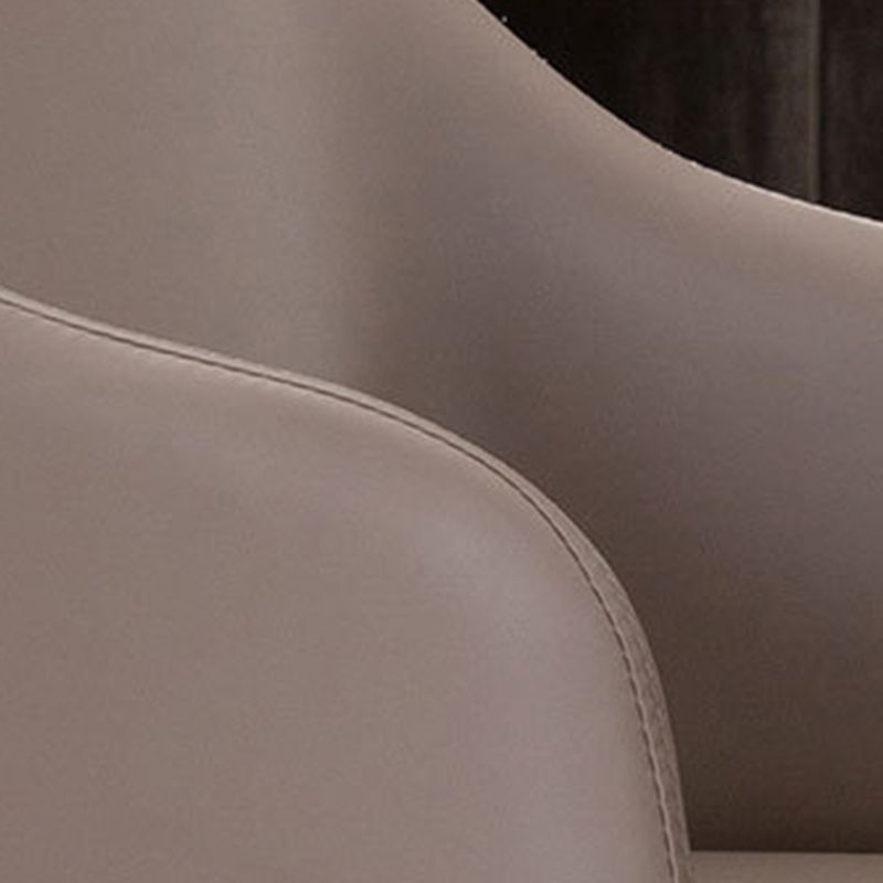 Gepolsterter Esstuhl zeitgenössische Küche Essarmstuhl mit Holzbeinen