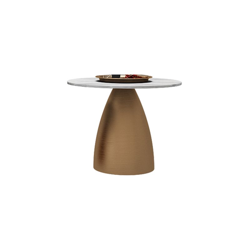 Glam Round Slate Cocktail Table Tray Top Brushed Metal Coffee Table Clearhalo 'Coffee & Accent Tables' 'Coffee Tables' 'coffee_tables' 'furn' 'furn_coffee_tables' 'Furniture' 'Living Room Furniture' 1200x1200_ea4f46a5-d90b-4eb5-a2df-9160546b32dc