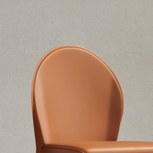 Hedendaagse faux lederen armloos eet- en accentstoelen voor thuis