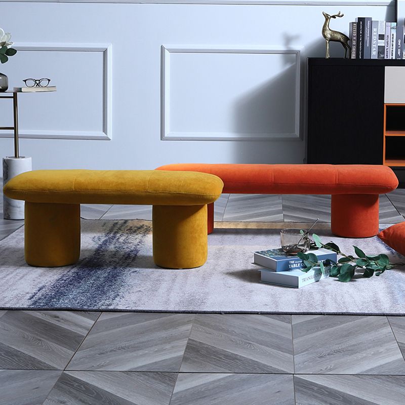 Modern Velvet Boucle Pouf Plain Rectangle Water Resistant Sherpa Pouf Clearhalo 'furn' 'furn_ottomans_poufs' 'Furniture' 'Living Room Furniture' 'Ottomans & Poufs' 'ottomans_poufs' 1200x1200_ea567caa-da85-41b3-9285-157a6ea13c51