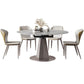 Glam 1/5/7 Pieces Dining Set Rectangular Sintered Stone Dining Table Set Clearhalo 'Dining Room Sets' 'Dining Tables & Seating' 'dining_room_set' 'furn' 'furn_dining_room_set' 'Furniture' 'furniture_dining_room_set' 'Kitchen & Dining Furniture' 1200x1200_ea59764f-8482-4287-a290-c3a30af7929e