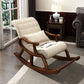 Single Lounge Lazy Sofa Chair Wood Base Rocking Chair for Living Room Clearhalo 'Chairs & Seating' 'furn' 'furn_rocking_chairs' 'Furniture' 'Living Room Furniture' 'Rocking Chairs' 'rocking_chairs' 1200x1200_ea59b74a-4054-4bd7-96d7-1b60a571df4c