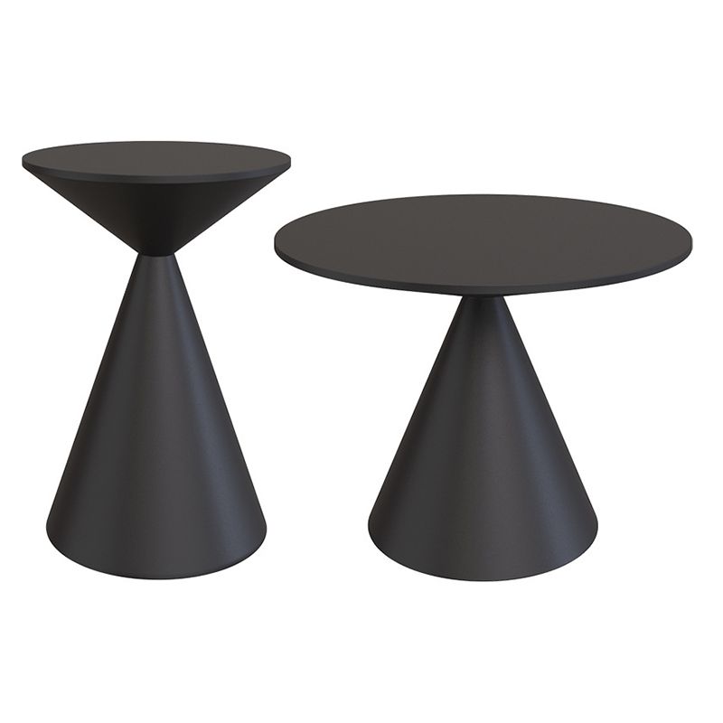 Mid-Century Modern Cocktail Table Pedestal Metal Coffee Table Clearhalo 'Coffee & Accent Tables' 'Coffee Tables' 'coffee_tables' 'furn' 'furn_coffee_tables' 'Furniture' 'Living Room Furniture' 1200x1200_ea59cd1e-80ba-4c4d-859f-290c56a0c029