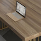 Solid Wood Rectangular Shape Meeting Table Luxury Writing Desk