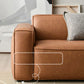 Contemporary Stationary Faux Leather Sofa Living Room Square Arm Tight Back Sofa Clearhalo 'furn' 'furn_sofas' 'Furniture' 'Living Room Furniture' 'Sofa' 'sofas' 1200x1200_ea5b8646-8499-4b69-a028-154dc85e60f1