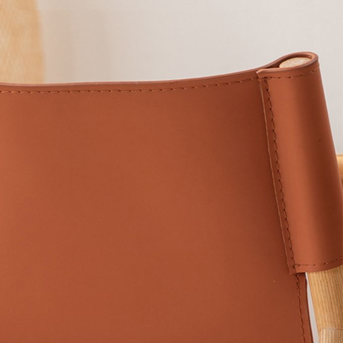 Eigentijdse gestoffeerde zijstoel Home Krachtige houten eetkamerstoel