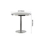 Metal Industrial Table Stainless Steel Top Dining Table with Pedestal Base Clearhalo ' dining_table' 'Dining Tables & Seating' 'Dining Tables' 'furn' 'furn_dining_table' 'Furniture' 'furniture_dining_table' 'Kitchen & Dining Furniture' 'kitchen&dining_furn' 'kitchen' 'kitchen_dining_table' 1200x1200_ea5bd035-a058-41b0-815a-3a24b7dbd05d