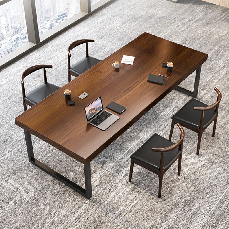 29.25-inch Hoogte Modern Writing Desk Rectangle vaste houten kantoor bureau