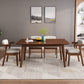 Dining Room Dinner Kitchen Table Rubberwood Solid Wood Dining Table Clearhalo 'Dining Tables & Seating' 'Dining Tables' 'dining_table' 'furn' 'furn_dining_table' 'Furniture' 'Kitchen & Dining Furniture' 1200x1200_ea5fa993-1f93-4da3-879e-ccef5adc03a0