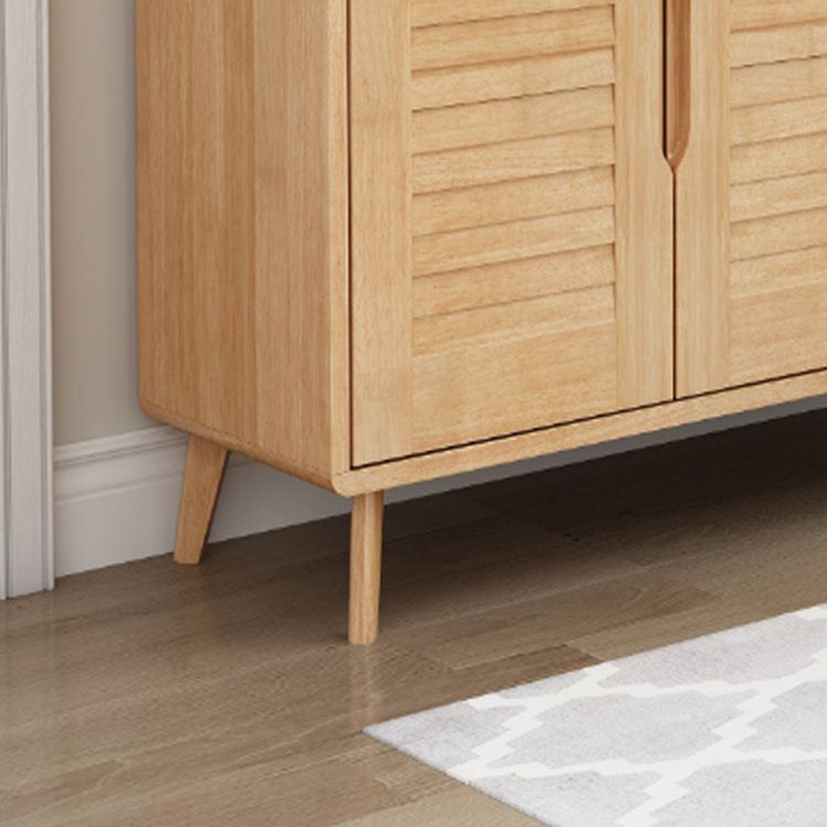 Contemporary Rubberwood Rectangle Cabinet with 2 Drawers Accent Cabinet Clearhalo 'Cabinets & Chests' 'cabinets_chests' 'furn' 'furn_cabinets_chests' 'Furniture' 'Living Room Furniture' 1200x1200_ea607b3d-635f-45a4-a15a-72a8e0771b50