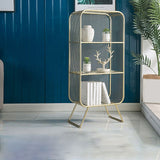 Gold Metal boekenplank gesloten de standaard boekenkast met planken