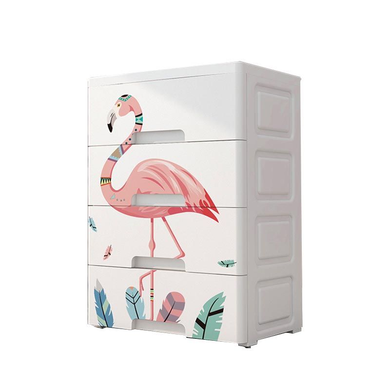 Armario contemporáneo de vestuario de plástico Armario con cajones